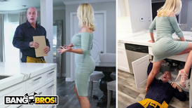 Big boobs blonde fucking a plumber cuz why not