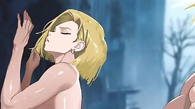 ANEROID eighteen DRILLS AND DEEP-GULLETS FUTURE RAVAGE-STICK ́S GIANT KNOB.fury DRAGON BALL PARODY.fury PART 2